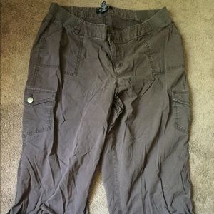 Capri pants brown size 20 lanebryant